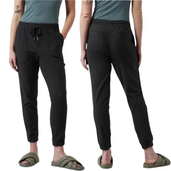 ATHLETA 'Farallon' Jogger Pants in Black. Size 2 - Picture 1 of 11